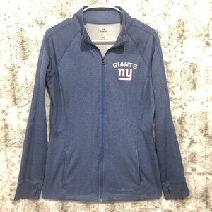 WOMEN'S SIZE L MAJESTIC NEW YORK GIANTS SYNTHETIC THERMA BASE JACKET Thumb Holes